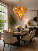 Elora Nest Glass Chandelier, detail view 2
