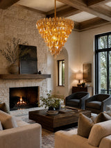 Elora Nest Glass Chandelier, detail view 3