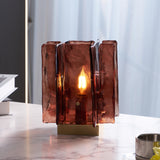 Clara Terra Glass Table Lamp, detail view 2