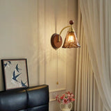 Liora Reed Glass Wall Light, detail view 3
