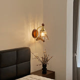 Liora Reed Glass Wall Light, detail view 5