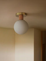 Selah Opal Glass Ceiling Light, detail view 3