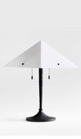 Talia Cloud Alabaster Table Lamp, detail view 6