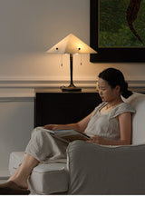 Talia Cloud Alabaster Table Lamp, detail view 16