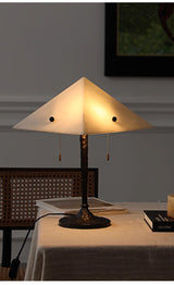 Talia Cloud Alabaster Table Lamp, detail view 7