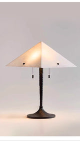 Talia Cloud Alabaster Table Lamp, detail view 9