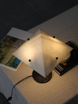Talia Cloud Alabaster Table Lamp, detail view 13
