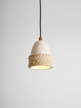 Yara Winter Travertine Pendant Light, detail view 15