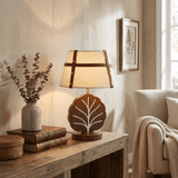 Vesper Pearl Wood Table Lamp, detail view 4