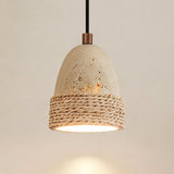 Yara Winter Travertine Pendant Light, detail view 4