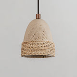 Yara Winter Travertine Pendant Light, detail view 5