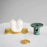Alden Cove Marble Candle Holder, detail view 4