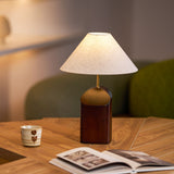 Rhea Hearth Wood Table Lamp, detail view 2