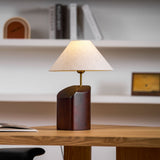 Rhea Hearth Wood Table Lamp, detail view 4