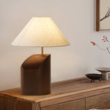Rhea Hearth Wood Table Lamp, detail view 7