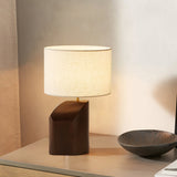 Rhea Hearth Wood Table Lamp, detail view 5