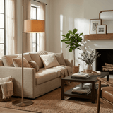 Thea Meadow Fabric Floor Lamp, detail view 7