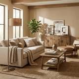Thea Meadow Fabric Floor Lamp, detail view 4