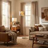 Thea Meadow Fabric Floor Lamp, detail view 6