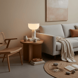 Vian Linden Marble Table Lamp, detail view 3