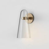 Clara Cove Glass Wall Light, detail view 3