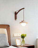 Calia Orbit Travertine Wall Light, detail view 15