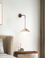 Calia Orbit Travertine Wall Light, detail view 8