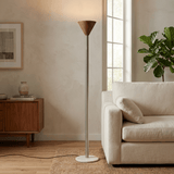 Dalia Shade Travertine Floor Lamp, detail view 2