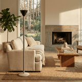Dalia Shade Travertine Floor Lamp, detail view 7