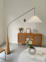 Flora Rose Fabric Floor Lamp, detail view 5