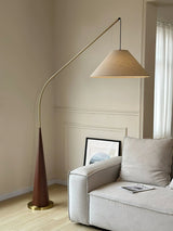 Flora Rose Fabric Floor Lamp, detail view 7