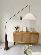 Flora Rose Fabric Floor Lamp, detail view 8
