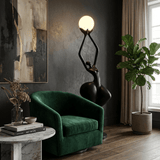 Jora Terra Metal Floor Lamp, detail view 2