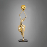 Jora Terra Metal Floor Lamp, detail view 4