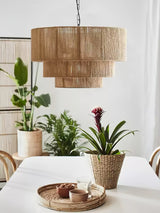Rhea Moss Metal Pendant Light, detail view 5