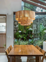 Rhea Moss Metal Pendant Light, detail view 3