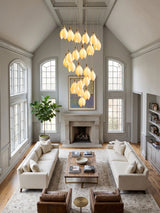 Sable Vale Iron Chandelier, detail view 4