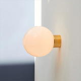 Luma Pine Glass Wall Light, detail view 2