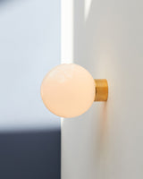Luma Pine Glass Wall Light, detail view 3