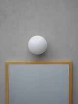 Luma Pine Glass Wall Light, detail view 9
