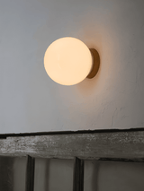 Luma Pine Glass Wall Light, detail view 12