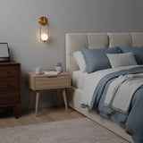 Alden Dune Brass Wall Light, detail view 3