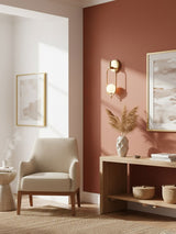 Alden Dune Brass Wall Light, detail view 6