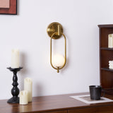Alden Dune Brass Wall Light, detail view 12