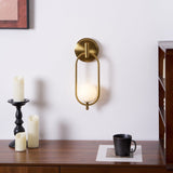 Alden Dune Brass Wall Light, detail view 2