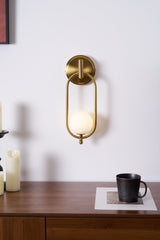 Alden Dune Brass Wall Light, detail view 35