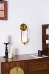 Alden Dune Brass Wall Light, detail view 38