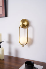 Alden Dune Brass Wall Light, detail view 39
