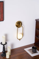 Alden Dune Brass Wall Light, detail view 40