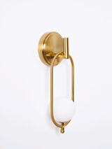 Alden Dune Brass Wall Light, detail view 19
